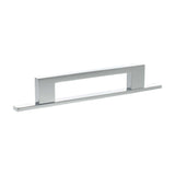 Millhouse Brass Cabinet Hardware Polished Chrome / Cabinet Pull Handles Millhouse Brass Empire Slim Cabinet Pull Handle on Backplate 128mm - Polished Chrome