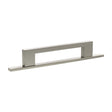 Quality image of Millhouse Brass Empire Slim Cabinet Pull Handle on Backplate 128mm - Satin Nickel | Sku. mhcnb17128sn | available from Trade Door Handles.