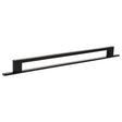 Quality image of Millhouse Brass Empire Slim Cabinet Pull Handle on Backplate 320mm - Matt Black | Sku. mhcnb17320mb | available from Trade Door Handles.
