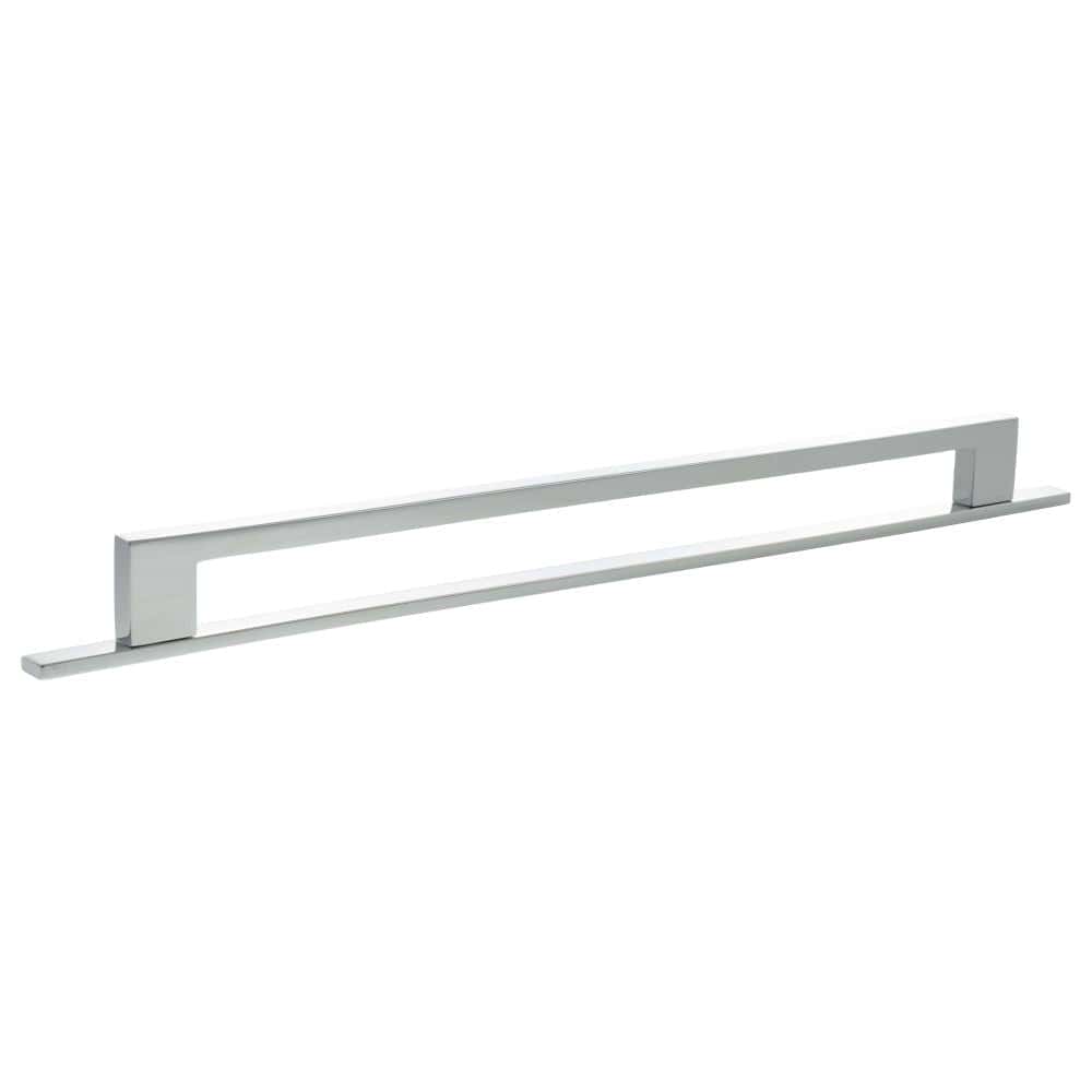 Millhouse Brass Cabinet Hardware Polished Chrome / Cabinet Pull Handles Millhouse Brass Empire Slim Cabinet Pull Handle on Backplate 320mm - Polished Chrome