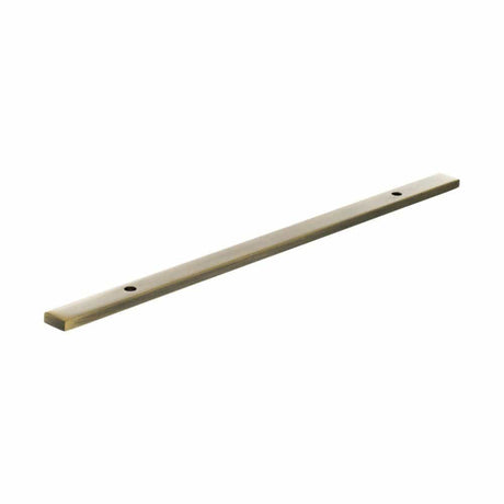 Millhouse Brass Cabinet Hardware Antique Brass / Backplate Only Millhouse Brass Long Narrow Cabinet Handle Backplate 160mm - Antique Brass