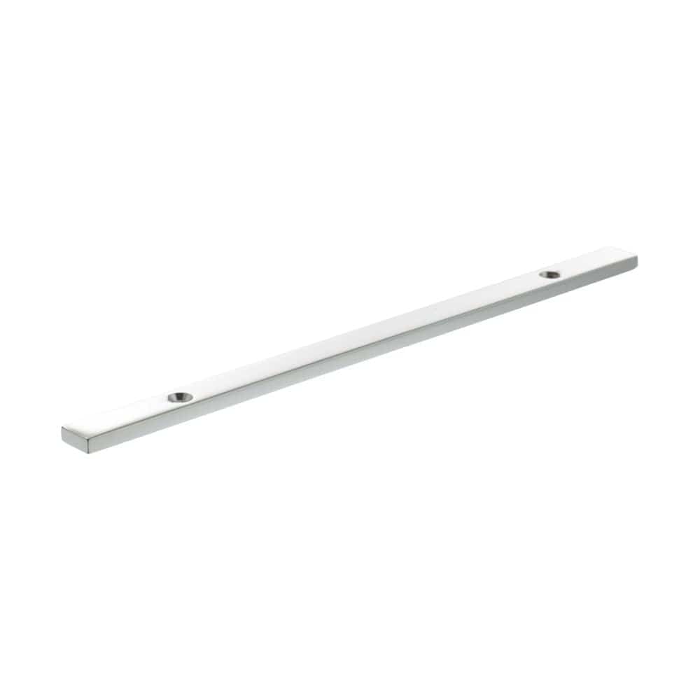 Millhouse Brass Cabinet Hardware Polished Chrome / Backplate Only Millhouse Brass Long Narrow Cabinet Handle Backplate 160mm - Polished Chrome