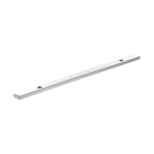 Millhouse Brass Cabinet Hardware Polished Chrome / Backplate Only Millhouse Brass Long Narrow Cabinet Handle Backplate 160mm - Polished Chrome