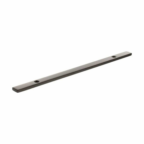 Millhouse Brass Cabinet Hardware Urban Dark Bronze / Backplate Only Millhouse Brass Long Narrow Cabinet Handle Backplate 160mm - Urban Dark Bronze