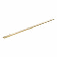 Quality image of Millhouse Brass Long Narrow Cabinet Handle Backplate 320mm - Satin Brass | Sku. mhcbn320sb | available from Trade Door Handles.