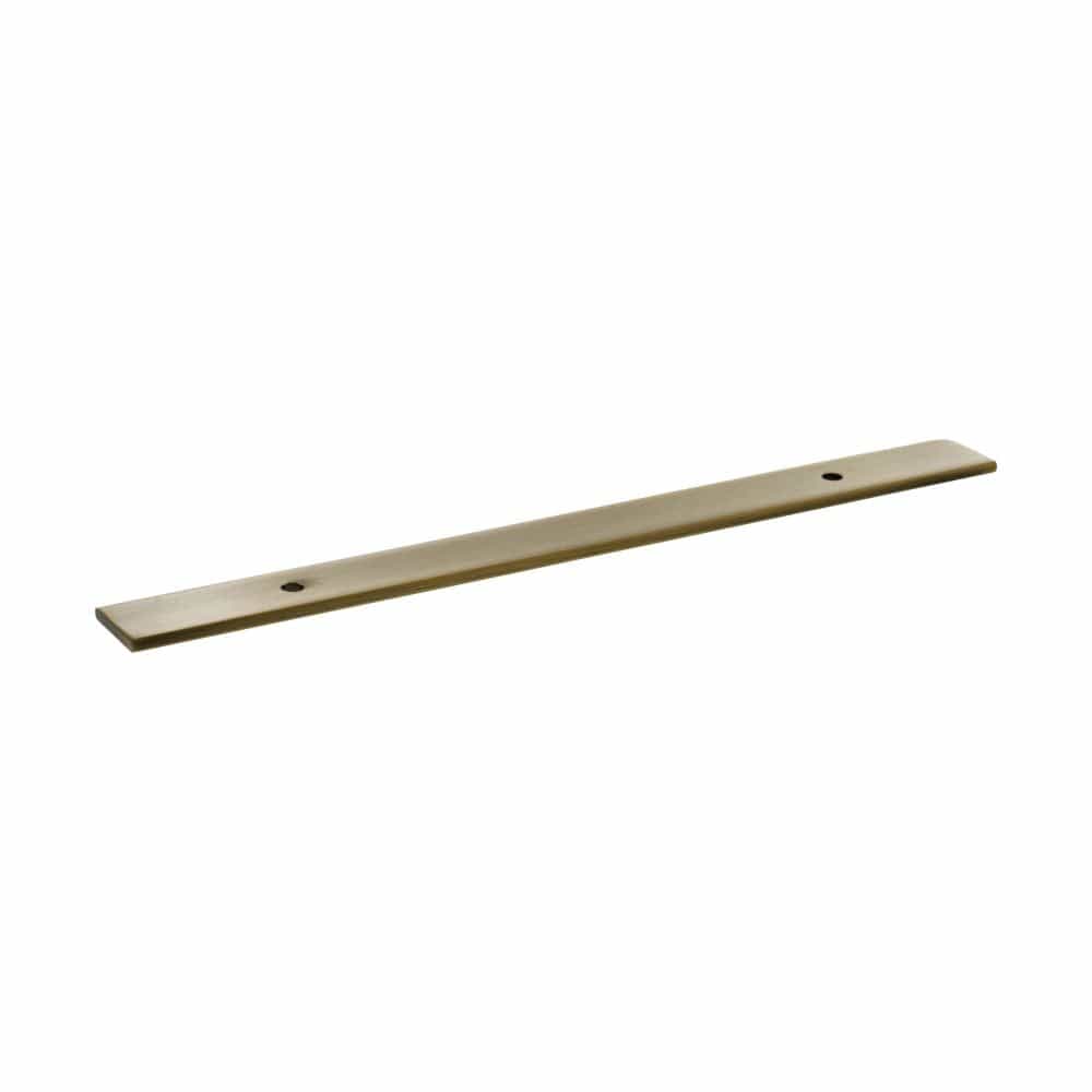 Millhouse Brass Cabinet Hardware Antique Brass / Backplate Only Millhouse Brass Long Wide Cabinet Handle Backplate 128mm - Antique Brass