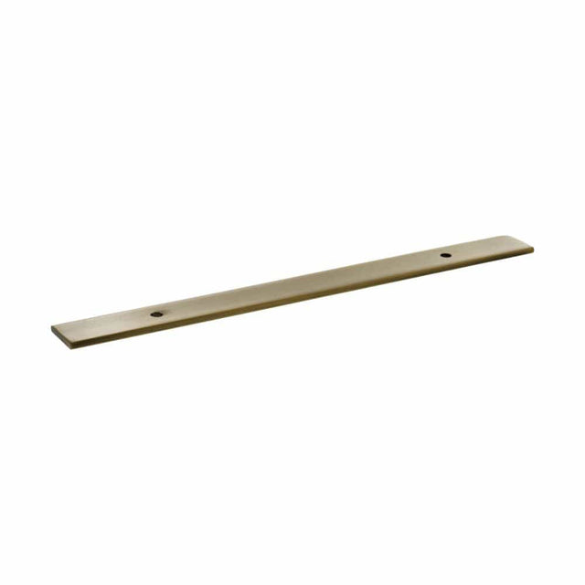 Millhouse Brass Cabinet Hardware Antique Brass / Backplate Only Millhouse Brass Long Wide Cabinet Handle Backplate 128mm - Antique Brass