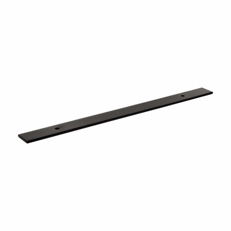 Millhouse Brass Cabinet Hardware Matt Black / Backplate Only Millhouse Brass Long Wide Cabinet Handle Backplate 160mm - Matt Black