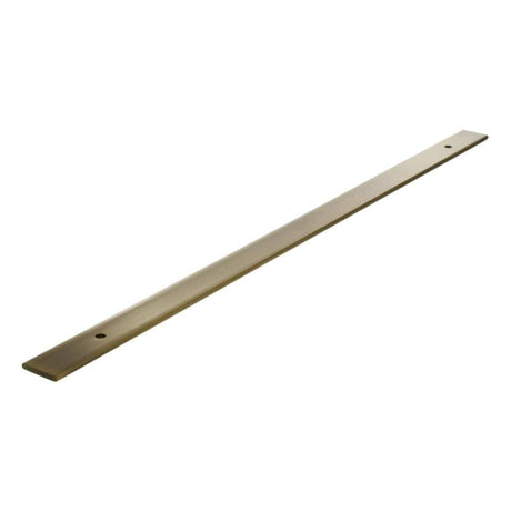 Millhouse Brass Cabinet Hardware Antique Brass / Backplate Only Millhouse Brass Long Wide Cabinet Handle Backplate 320mm - Antique Brass