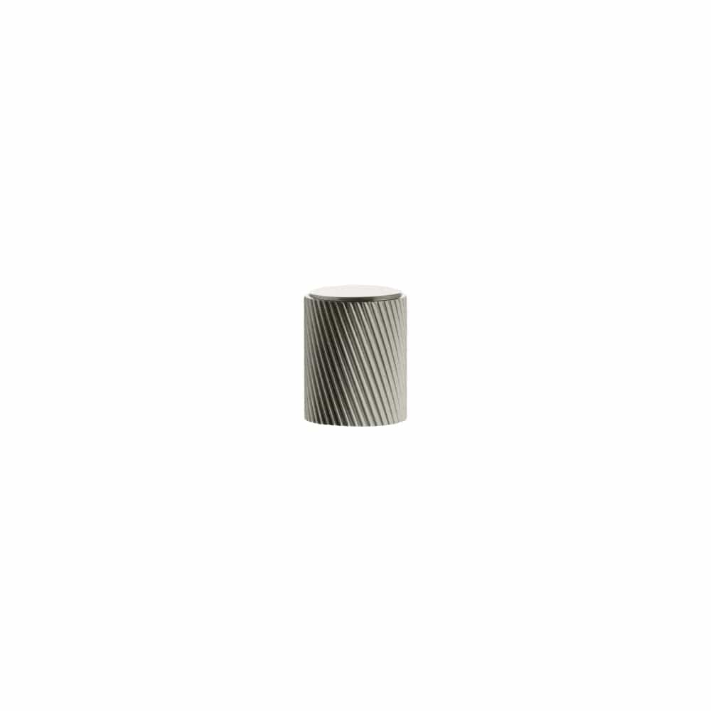 Millhouse Brass Cabinet Hardware Satin Nickel / Cabinet Knobs Millhouse Brass Paddington Spiral Cylinder Cabinet Knob Handle - Satin Nickel