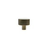 Millhouse Brass Cabinet Hardware Antique Brass / Cabinet Knobs Millhouse Brass Paddington Spiral Round Cabinet Knob Handle - Antique Brass