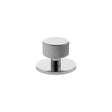 Quality image of Millhouse Brass Paddington Spiral Round Cabinet Knob Handle on Backplate - Polished Chrome | Sku. mhcsb1532pc | available from Trade Door Handles.