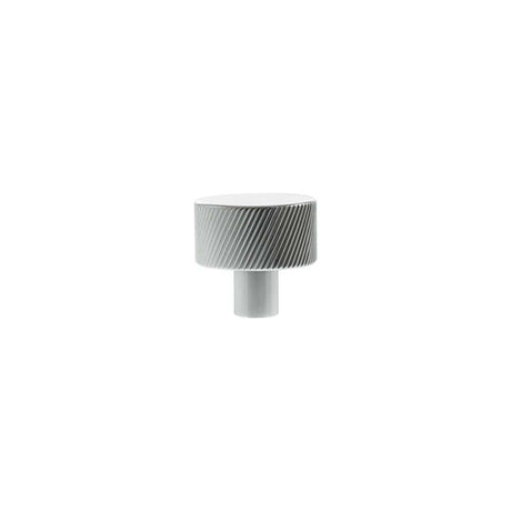 Millhouse Brass Cabinet Hardware Polished Chrome / Cabinet Knobs Millhouse Brass Paddington Spiral Round Cabinet Knob Handle - Polished Chrome