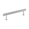 Quality image of Millhouse Brass Paddington Spiral T-Bar Cabinet Pull Handle 128mm - Polished Chrome | Sku. mhcs17128pc | available from Trade Door Handles.