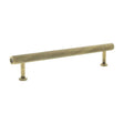 Quality image of Millhouse Brass Paddington Spiral T-Bar Cabinet Pull Handle 160mm - Antique Brass | Sku. mhcs17160ab | available from Trade Door Handles.