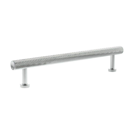 Millhouse Brass Cabinet Hardware Polished Chrome / Cabinet Pull Handles Millhouse Brass Paddington Spiral T-Bar Cabinet Pull Handle 160mm - Polished Chrome