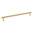 Quality image of Millhouse Brass Paddington Spiral T-Bar Cabinet Pull Handle 320mm - Satin Brass | Sku. mhcs17320sb | available from Trade Door Handles.