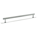 Millhouse Brass Cabinet Hardware Polished Chrome / Cabinet Pull Handles Millhouse Brass Paddington Spiral T-Bar Cabinet Pull Handle on Backplate 320mm - Polished Chrome