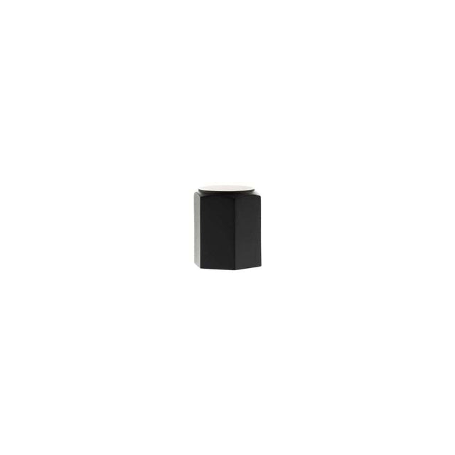 Millhouse Brass Cabinet Hardware Matt Black / Cabinet Knobs Millhouse Brass Pennington Hexagonal Cylinder Cabinet Knob Handle - Matt Black