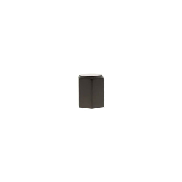 Millhouse Brass Cabinet Hardware Urban Dark Bronze / Cabinet Knobs Millhouse Brass Pennington Hexagonal Cylinder Cabinet Knob Handle - Urban Dark Bronze