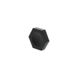 Quality image of Millhouse Brass Pennington Hexagonal Finger Pull Cabinet Knob Handle - Matt Black | Sku. mhch1338mb | available from Trade Door Handles.