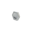 Quality image of Millhouse Brass Pennington Hexagonal Finger Pull Cabinet Knob Handle - Polished Chrome | Sku. mhch1338pc | available from Trade Door Handles.