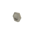 Quality image of Millhouse Brass Pennington Hexagonal Finger Pull Cabinet Knob Handle - Satin Nickel | Sku. mhch1338sn | available from Trade Door Handles.