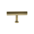 Quality image of Millhouse Brass Pennington Hexagonal T-Bar Cabinet Knob Handle - Antique Brass | Sku. mhch1675ab | available from Trade Door Handles.