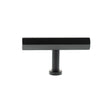 Quality image of Millhouse Brass Pennington Hexagonal T-Bar Cabinet Knob Handle - Matt Black | Sku. mhch1675mb | available from Trade Door Handles.