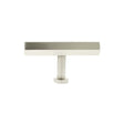 Quality image of Millhouse Brass Pennington Hexagonal T-Bar Cabinet Knob Handle - Satin Nickel | Sku. mhch1675sn | available from Trade Door Handles.