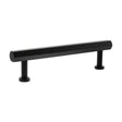 Quality image of Millhouse Brass Pennington Hexagonal T-Bar Cabinet Pull Handle 128mm - Matt Black | Sku. mhch17128mb | available from Trade Door Handles.