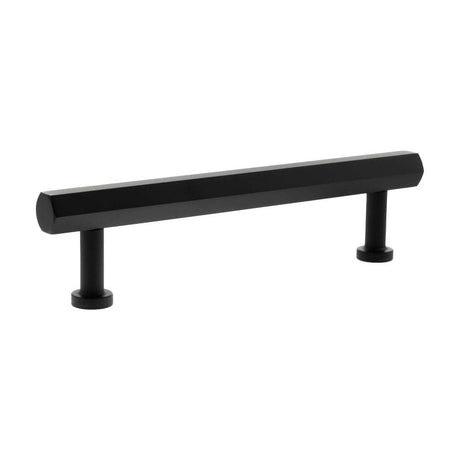 Millhouse Brass Cabinet Hardware Matt Black / Cabinet Pull Handles Millhouse Brass Pennington Hexagonal T-Bar Cabinet Pull Handle 128mm - Matt Black