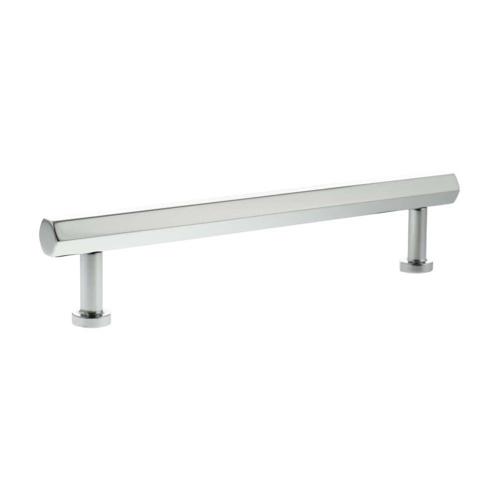 Millhouse Brass Cabinet Hardware Polished Chrome / Cabinet Pull Handles Millhouse Brass Pennington Hexagonal T-Bar Cabinet Pull Handle 160mm - Polished Chrome