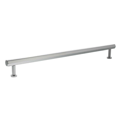 Millhouse Brass Cabinet Hardware Polished Chrome / Cabinet Pull Handles Millhouse Brass Pennington Hexagonal T-Bar Cabinet Pull Handle 320mm - Polished Chrome