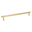 Quality image of Millhouse Brass Pennington Hexagonal T-Bar Cabinet Pull Handle 320mm - Satin Brass | Sku. mhch17320sb | available from Trade Door Handles.