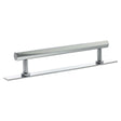 Quality image of Millhouse Brass Pennington Hexagonal T-Bar Cabinet Pull Handle on Backplate 160mm - Polished Chrome | Sku. mhchb17160pc | available from Trade Door Handles.