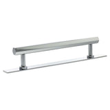 Millhouse Brass Cabinet Hardware Polished Chrome / Cabinet Pull Handles Millhouse Brass Pennington Hexagonal T-Bar Cabinet Pull Handle on Backplate 160mm - Polished Chrome