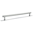 Quality image of Millhouse Brass Pennington Hexagonal T-Bar Cabinet Pull Handle on Backplate 320mm - Polished Chrome | Sku. mhchb17320pc | available from Trade Door Handles.