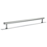 Millhouse Brass Cabinet Hardware Polished Chrome / Cabinet Pull Handles Millhouse Brass Pennington Hexagonal T-Bar Cabinet Pull Handle on Backplate 320mm - Polished Chrome