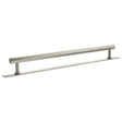 Quality image of Millhouse Brass Pennington Hexagonal T-Bar Cabinet Pull Handle on Backplate 320mm - Satin Nickel | Sku. mhchb17320sn | available from Trade Door Handles.