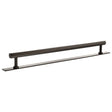 Quality image of Millhouse Brass Pennington Hexagonal T-Bar Cabinet Pull Handle on Backplate 320mm - Urban Dark Bronze | Sku. mhchb17320udb | available from Trade Door Handles.
