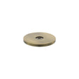Quality image of Millhouse Brass Round Cabinet Handle Backplate - Antique Brass | Sku. mhcbr49ab | available from Trade Door Handles.