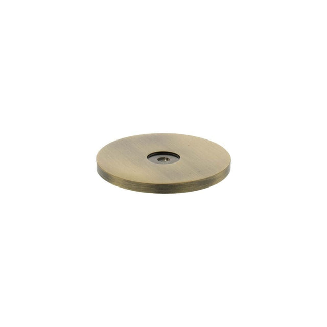 Millhouse Brass Cabinet Hardware Antique Brass / Backplate Only Millhouse Brass Round Cabinet Handle Backplate - Antique Brass