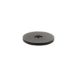 Quality image of Millhouse Brass Round Cabinet Handle Backplate - Matt Black | Sku. mhcbr49mb | available from Trade Door Handles.