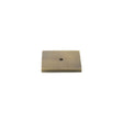 Quality image of Millhouse Brass Square Cabinet Handle Backplate - Antique Brass | Sku. mhcbs50ab | available from Trade Door Handles.