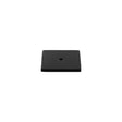 Quality image of Millhouse Brass Square Cabinet Handle Backplate - Matt Black | Sku. mhcbs50mb | available from Trade Door Handles.