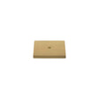 Quality image of Millhouse Brass Square Cabinet Handle Backplate - Satin Brass | Sku. mhcbs50sb | available from Trade Door Handles.