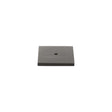 Quality image of Millhouse Brass Square Cabinet Handle Backplate - Urban Dark Bronze | Sku. mhcbs50udb | available from Trade Door Handles.