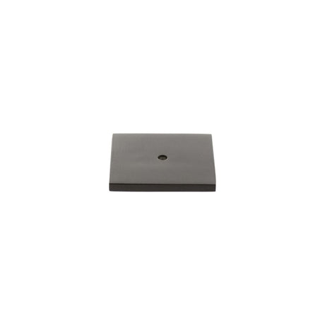 Millhouse Brass Cabinet Hardware Urban Dark Bronze / Backplate Only Millhouse Brass Square Cabinet Handle Backplate - Urban Dark Bronze