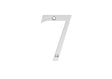 High quality image of Carlisle Brass - Numerals (0-9) Number 7 - Satin Chrome | Sku. n7sc | Trade Door Handles.
